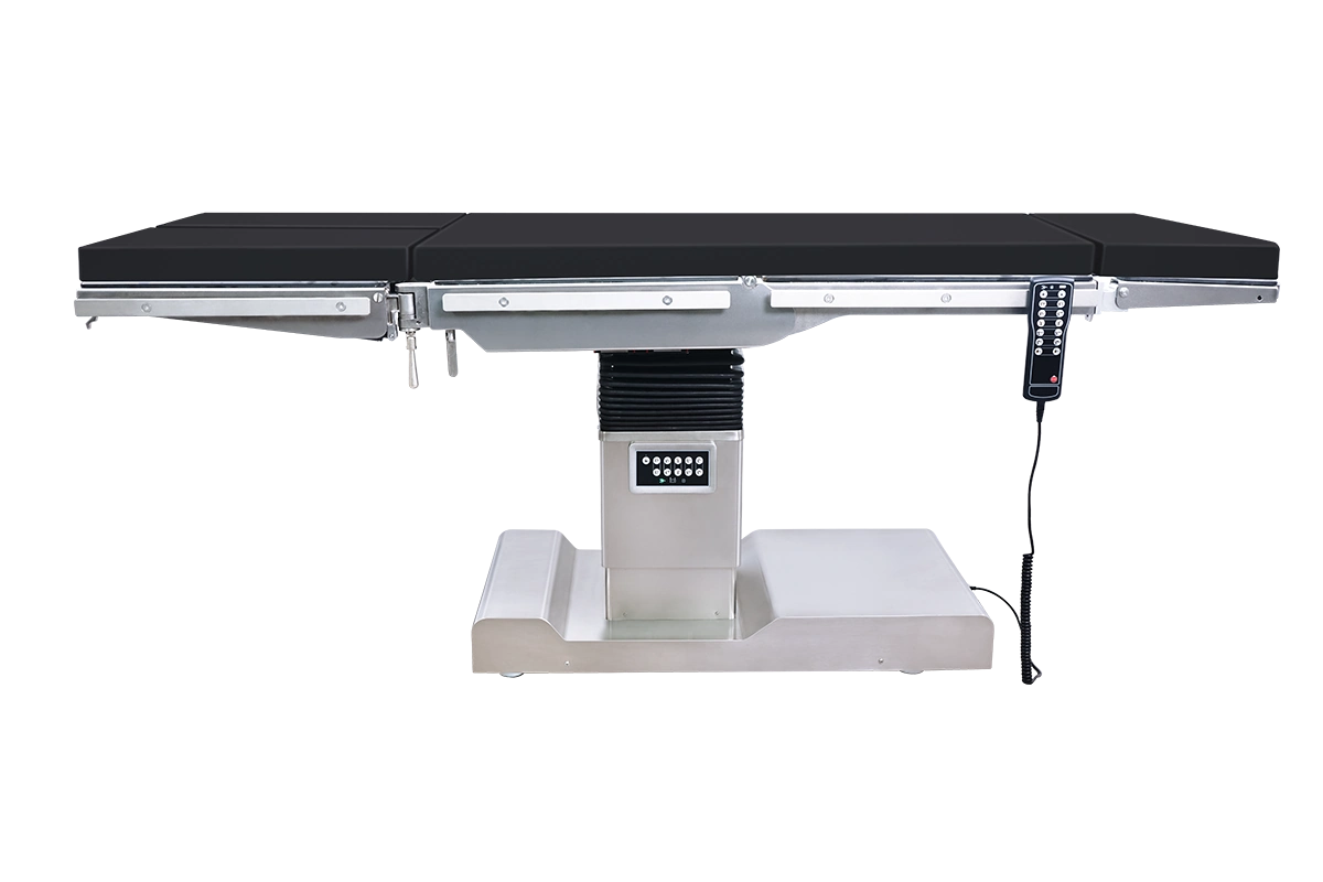 Surgical support systems with operating tables