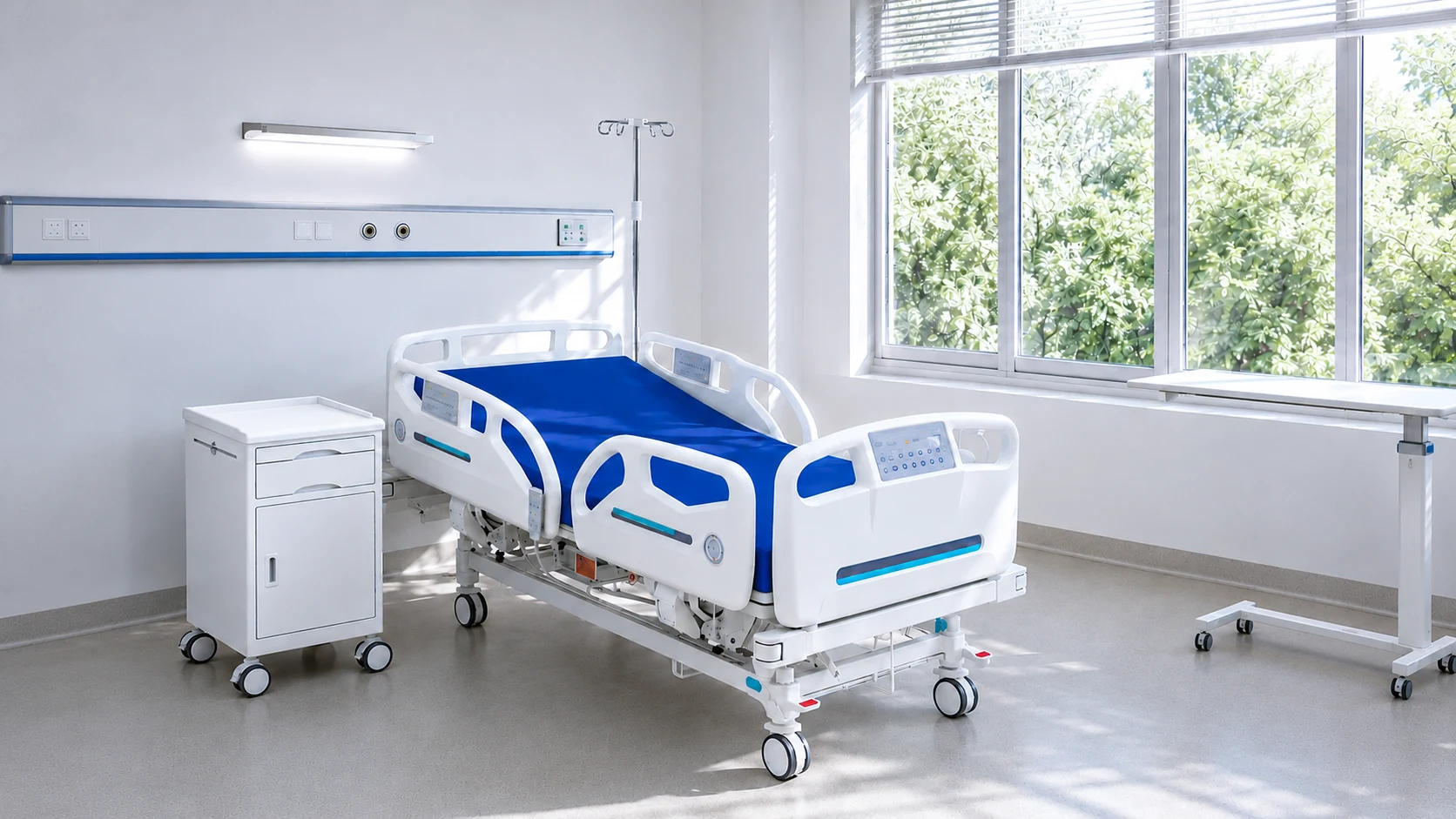 Integrated Ward Solution with ICU electric bed and accessories